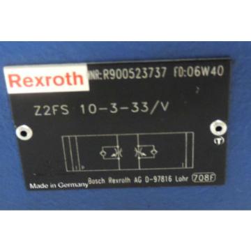 NEW Canada Canada REXROTH Z2FS 10-3-33/V HYDRAULIC VALVE  Z2FS10-3-33/V