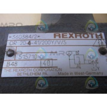 REXROTH India Australia DR20541/200Y/V/5  VALVE *USED*