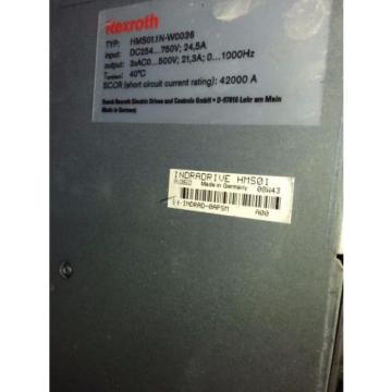 REXROTH Korea Mexico Einzelachs-Wechselrichter HMS01.1N-W0036-A-07-NNNN NICE!! FAST SHIPPING!