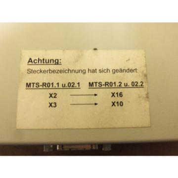 Rexroth Singapore Greece Indramat Reco MTS-R01.2 u. 02.2 2-M2-B1-FW