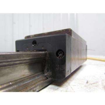 Rexroth Canada Russia Bosch STAR 35 Linear Guide Bearings W/1020mm Rail Hyundai Lathe HIT15S