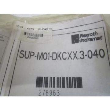 REXROTH Japan Italy SERVICE KIT SUP-M01-DKCXX.3-040 (AS PICTURED) *ORIGINAL PACKAGE*