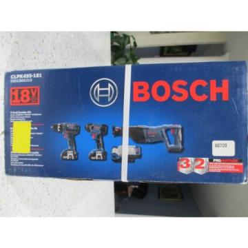 Bosch CLPK495-181 **** 4-Tool 18-Volt Lithium Ion Cordless Combo Kit