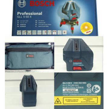 Bosch GLL 5-50X Professional 5-Line Laser Level Measure / GLL5-50 Improve Model