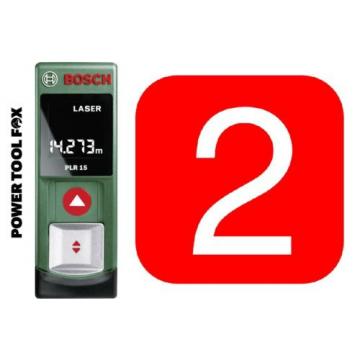 2 x Bosch PLR 15 Laser Rangefinder Measurers 0603672000 3165140727754