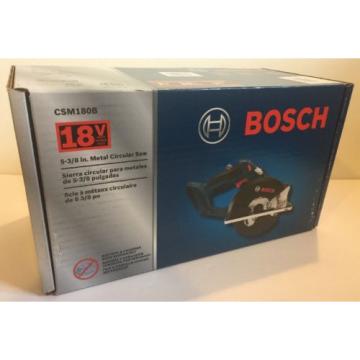 NEW BOSCH CSM180B 18V Cordless Li-Ion 5-3/8&#034; Metal Cutting Circular Saw