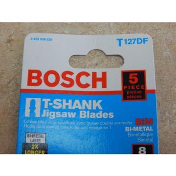 BOSCH 4&#034; Aluminum Cutting T-Shank Jigsaw Blade, 8 TPI, 5-Piece