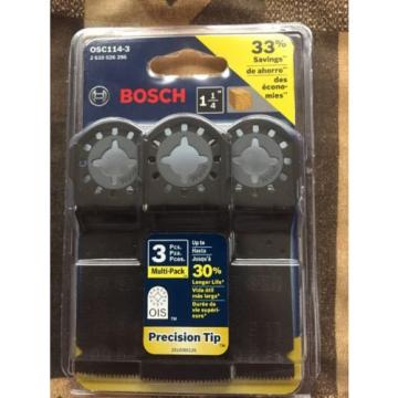 Bosch OSC114-3 1-1/4-Inch Multi-Tool Precision Plunge Cut Blade - Wood - 3 Pack