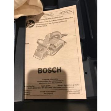 Bosch Planer Model 1594 Corded Electric 6.5 AMP 3-1/4&#034; Hard Case Bag Extr Blades