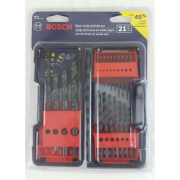 Bosch Black Oxide 21 Piece Drill Bit Set BL21