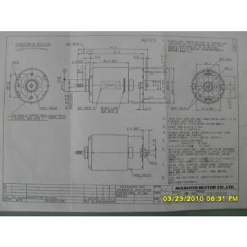 Mabuchi Motor RS-550 VC for different Drill Makita, Bosch