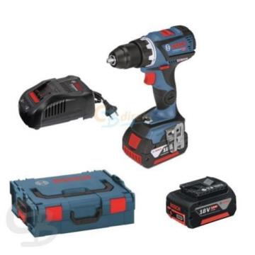 Bosch cordless drill GSR 18 V-60 C 2x 5Ah Li Ion Battery L-Box 06019g1101