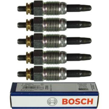 5X Original BOSCH Glühkerzen 0 250 201 032 Duraterm