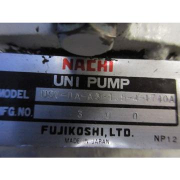 FUJI NACHI OIL MOTOR MLA2097J PUMP USV-0A-A3-15-4-1740A VDS-0B-1A3-D-1731A