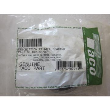 TACO RP Ball Bearing 820-067RP NACHI 6306 NSE 6306NSE C3 BM/CC SB/BB 1508 2006