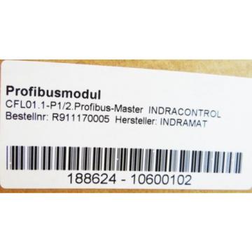 Rexroth Mexico Dutch Indramat CFL01.1-P1/2. Profibusmodul Profibus-Master  -unused/OVP-