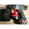 trapano avvitatore Bosch GSR 14,4 VE-2 CON caricabatterie + 2 BATTERIE 2,6AH #1 small image