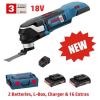 2 x Bosch GOP18V-28 Cordless Multi-Tool L-Boxx + Extras 06018B6070 3165140842617 #6 small image