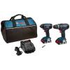 Bosch CLPK232-181 18V 2-Tool Combo Kit Drill/Driver &amp; Impact Driver with 2 2....