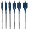 (6-Piece) Bosch Spade Bit Set Wood Hole Drill Cutter Daredevil Durable Standard #2 small image