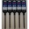 5 Piece Bosch HC2061 Bulldog 3/8&#034; x 6&#034; SDS-plus Carbide Rotary Hammer Drill Bit