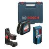 BOSCH LASER CROSS LINE LASER GLL 2-50 + RECEIVER LR 2 + HOLDER BM 1 + CASE #1 small image