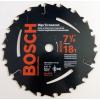 5 NEW BOSCH 7-1/4&#034; 18T RIP CROSSCUT CIRCULAR SAW BLADES CB718AB 5/8&#034; ARBOR #2 small image