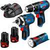 New Bosch 10.8V 2.5Ah Li-ion Cordless 6pce Kit