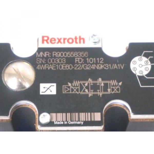 NEW Canada France REXROTH 4WRAE10E60-22/G24N9K31/A1V CONTROL VALVE R900558356 #3 image