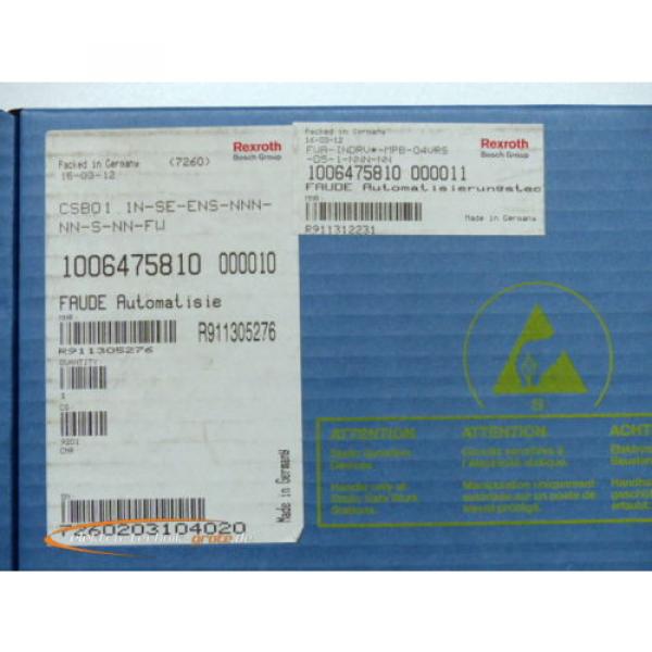 Rexroth Canada Singapore CSB01.1N-SE-ENS-NNN-NN-S-NN-FW/ R911305276 + R911312231 Sercos Interface #3 image