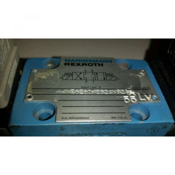 Rexroth Korea USA 4WE6E60/EG24N9Z 55LV Directional Control Valve RR00880060 Spool Type E #5 image