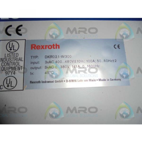 REXROTH France India INDRAMAT DKR02.1-W300N-BT26-01-FW SERVO DRIVE *NEW IN BOX* #1 image