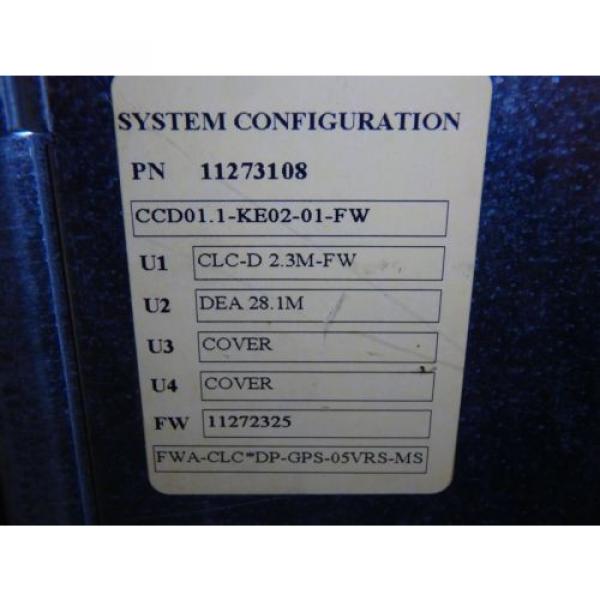 INDRAMAT Australia Dutch REXROTH CLC CONTROLLER_CCD01.1-KE02-01-FW_11273108 #3 image