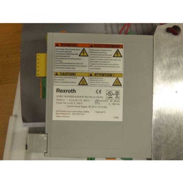 Rexroth France Greece IndraDrive Cs HCS01.1E-W0003-A-02-B-EC-EC-NN-L4-NN-FW Unbenutzt #3 image