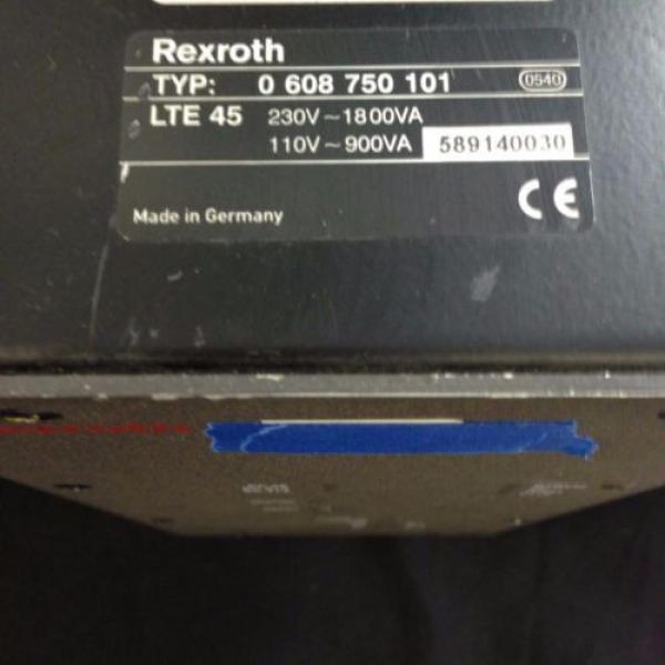 REXROTH Greece Canada SERVO AMPLIFIER 0 608 750 101 LTE45  60 DAY WARRANTY! #3 image