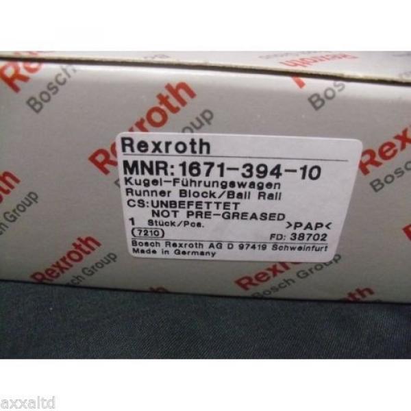 Bearing Greece Japan Block Bosch Rexroth 1671-394-10 167139410 #2 image