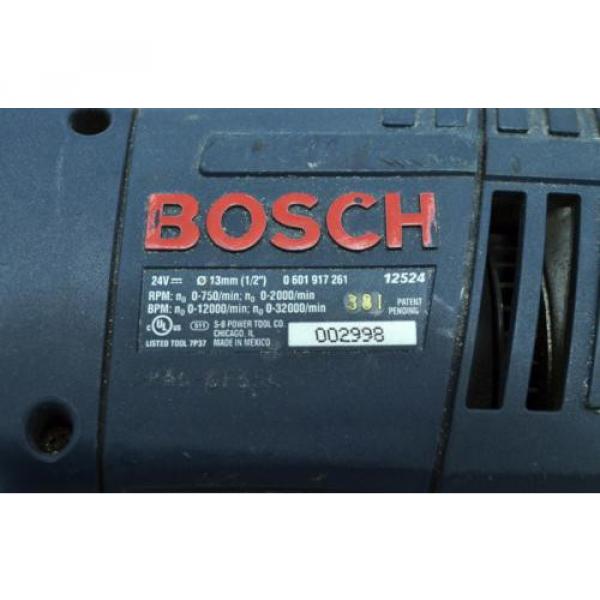 BOSCH 12524 24v PLATINUM 2.4Ah NiCd 2000 RPM 1/2&#034; CORDLESS HAMMER DRILL BUNDLE #8 image