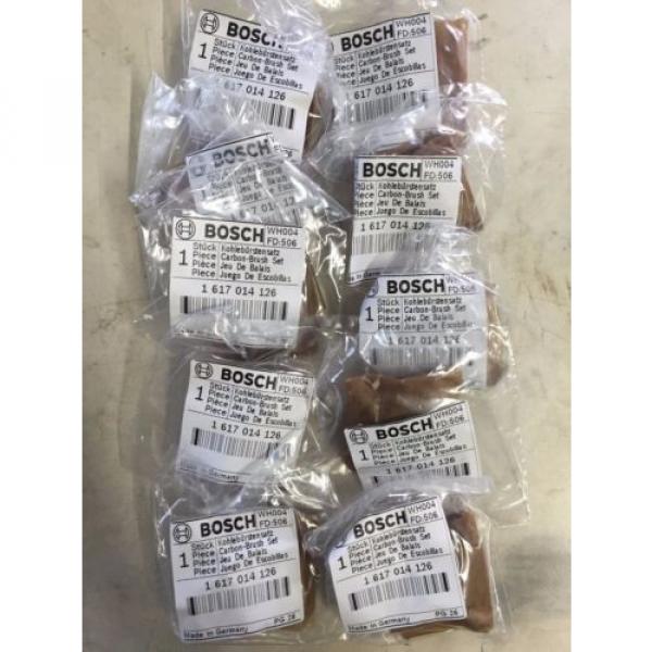 GENUINE BOSCH Carbon Brush Set Part#1617014126 (10 Pack) #1 image