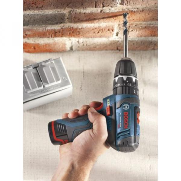 Bosch PS130-2A 3/8-Inch 12-Volt Lithium-Ion Ultra-Compact Hammer Drill/Driver... #3 image