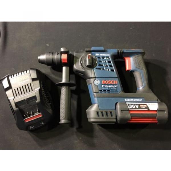 BOSCH GBH 36VF-LI PLUS 36V 4.0Ah LI-ION CORDLESS SDS-PLUS ROTARY HAMMER KIT #1 image