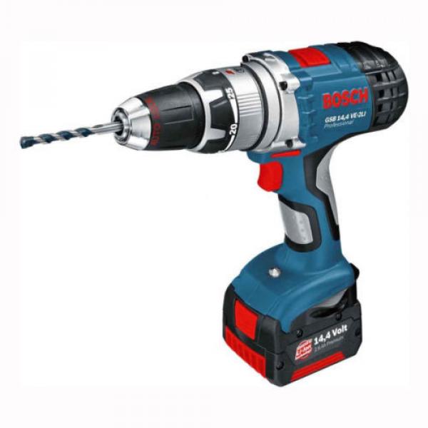 Bosch GSR14.4VE-2-LI Professional 14.4V 4.0Ah Cordless Drill Driver Full Set #2 image