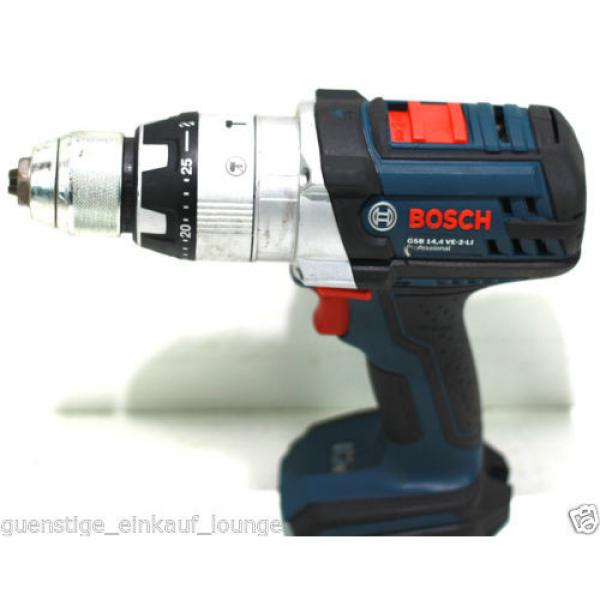 Bosch Taladro batería Taladro percutor GSB 14,4 VE-2-LI Azul Profesional #2 image