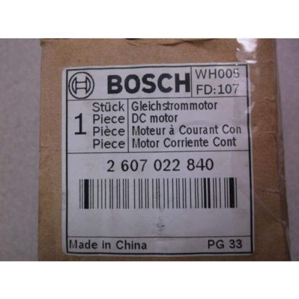 NEW Bosch Service Parts 2607022840 DC Motor (B) #2 image