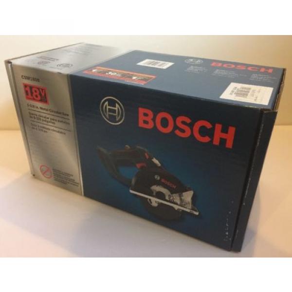 NEW BOSCH CSM180B 18V Cordless Li-Ion 5-3/8&#034; Metal Cutting Circular Saw #4 image