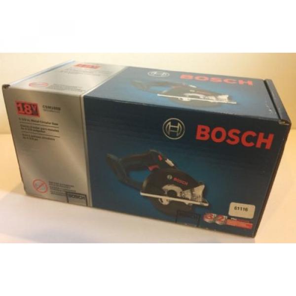 NEW BOSCH CSM180B 18V Cordless Li-Ion 5-3/8&#034; Metal Cutting Circular Saw #5 image