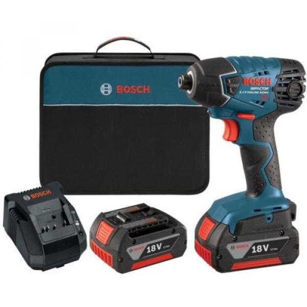 Bosch Li-Ion Impact Driver/Drill Cordless Power Tool Kit 1/4&#034; Hex 18V 25618-01 #1 image