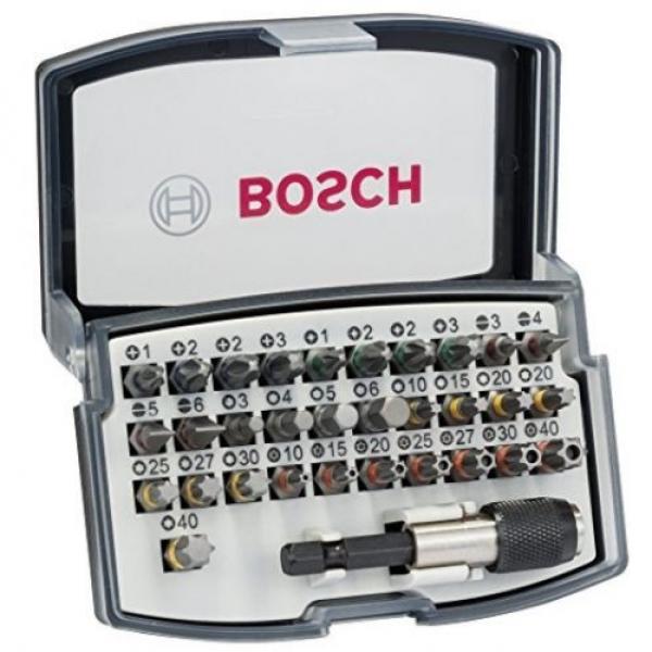 BOSCH Screwdriver Bit Set With Quick-Change Universal Holder [Set of 32] #1 image