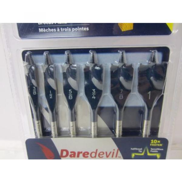 BOSCH DSB5006 DareDevil 6-Pc Spade Bit Set - 1&#034; 7/8&#034; 3/4&#034; 5/8&#034; 1/2&#034; 3/8&#034; #4 image