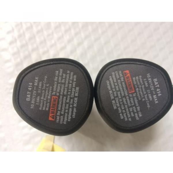 @@@@@@Brand NEW 2 Genuine Bosch 12v BAT414 2.0 Ah Battery Batteries @@@@@@@ #4 image