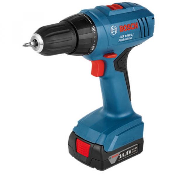 New Cordless Drill Driver GSR 1440-LI Professional Powerful LI-ion Bosch 220V #2 image